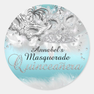 Pegatina de Quinceanera