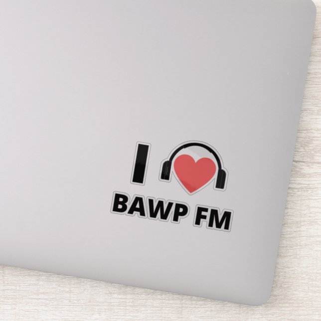 PEGATINA de RADIO BAWP (Detalle)