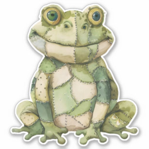 Pegatina de rana de Scrapbooking