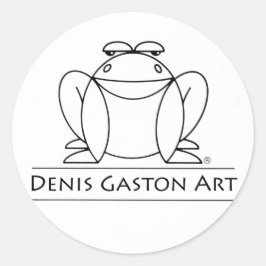 Pegatina de ranas para el arte Denis Gaston