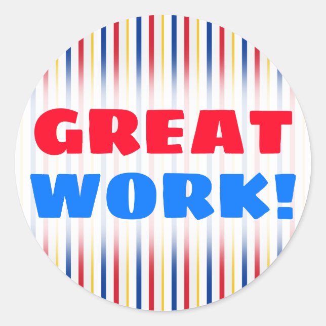 Pegatina de rayas de inspiración rosada en el esta (Anverso)