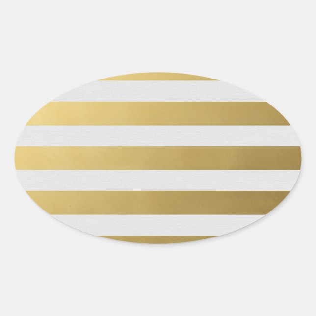 Pegatina de rayas doradas (Anverso)