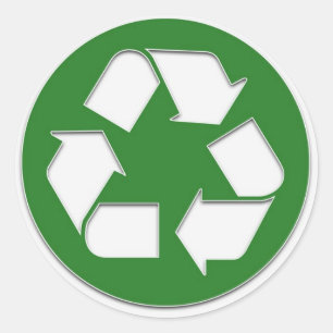 pegatina de reciclaje