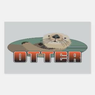 Pegatina de Rectángulo OTTER