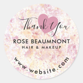 Pegatina de redondeo clásico de guiones de color d