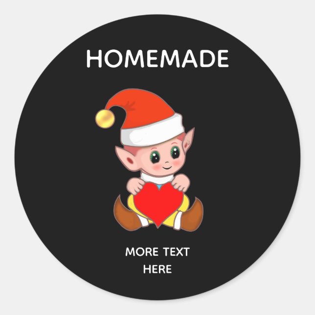 Pegatina de redondeo clásico de texto de corte y r (Anverso)