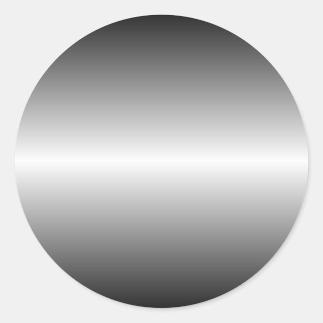 Pegatina de redondeo de acero brillante (Anverso)