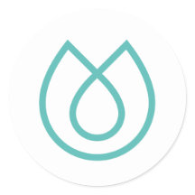 Pegatina de redondeo de marcas activas de vida