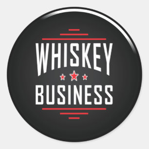 Pegatina de redondeo de Whiskey Business Classic
