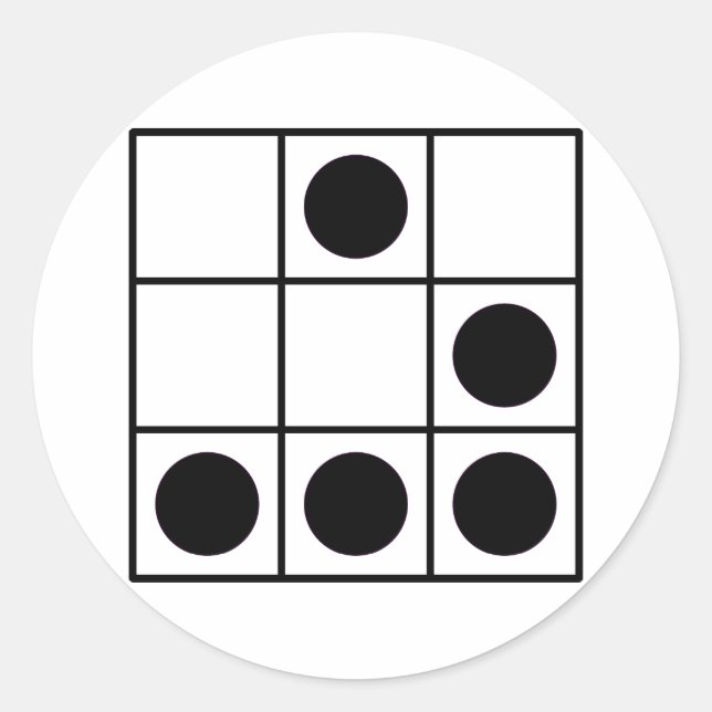 Pegatina de referencia cultural de hackers (Anverso)