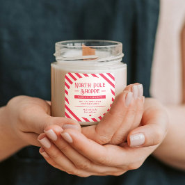 Pegatina de regalo de Navidades caseros aprobado p