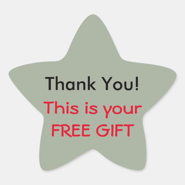 Pegatina de regalo gratuito (Anverso)