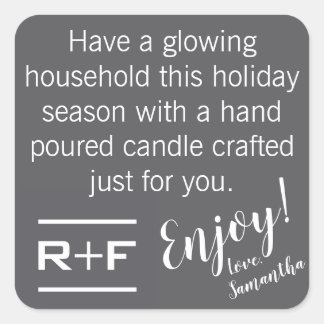 Pegatina de regalo R+F