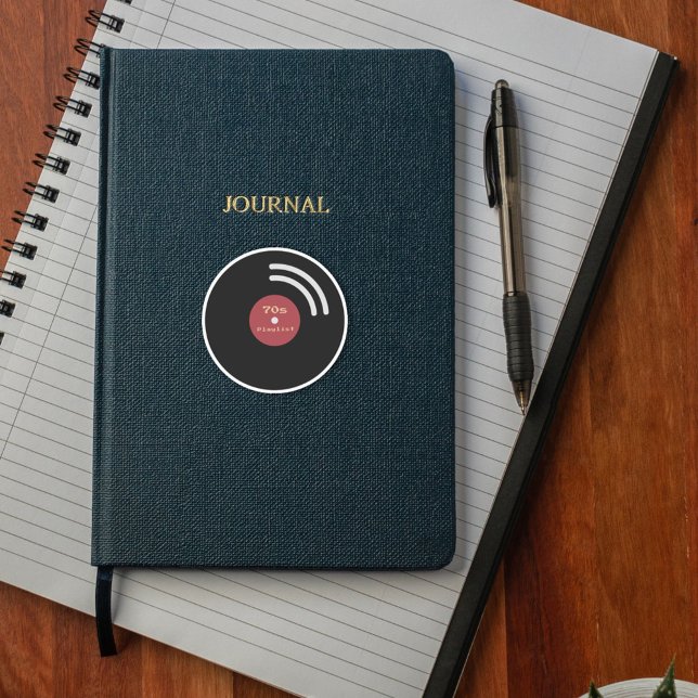 Pegatina de registro de vinilo (Vinyl Record Sticker)
