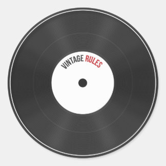 Pegatina de reglas de época