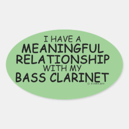 Pegatina de relaciones significativas Bass Clarine
