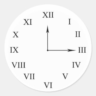 Pegatina de reloj