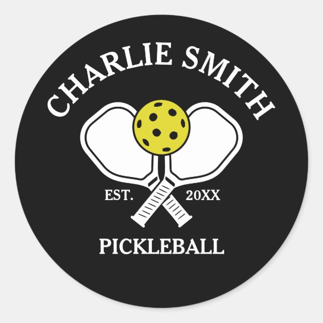 Pegatina de remo de bolas de personalizado - Nombr (Anverso)