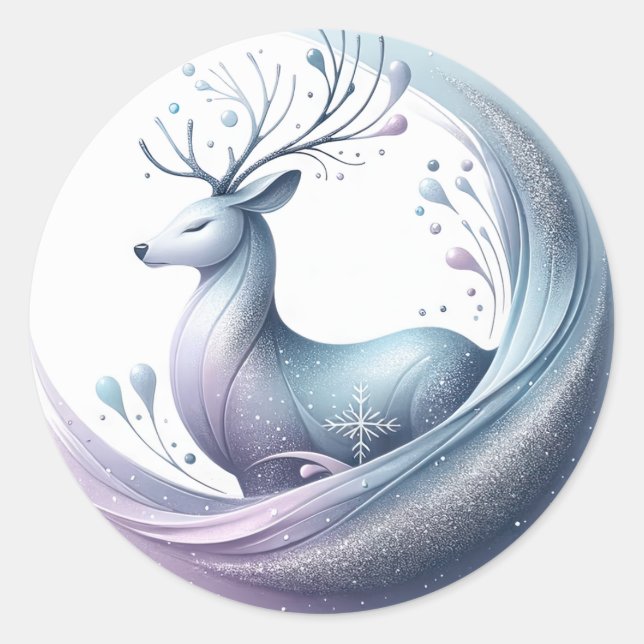 Pegatina de renos (Anverso)