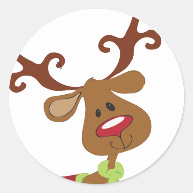 Pegatina de renos (Anverso)