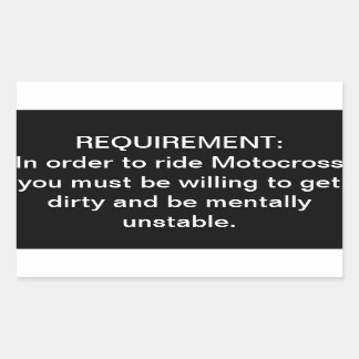 pegatina de requisitos de ‘Motocross Mentalmente i