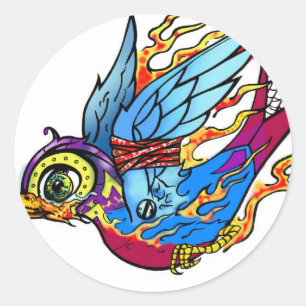 Pegatina de resplandor tradicional