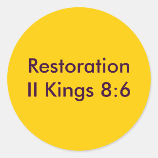 Pegatina de restauración