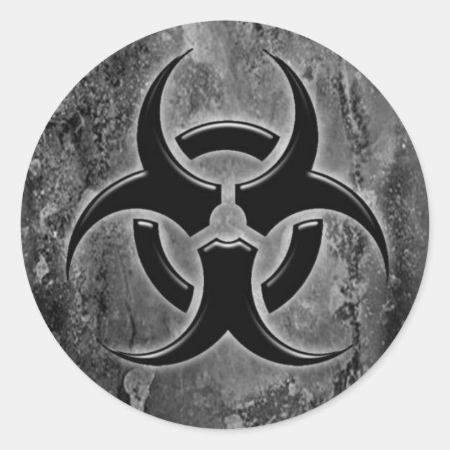 Pegatina de riesgo biológico (Anverso)