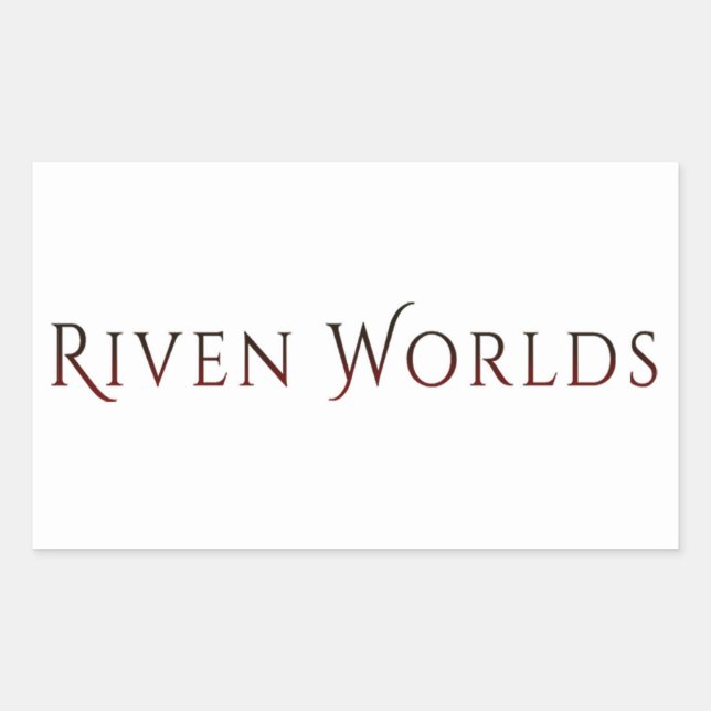 Pegatina de Riven Worlds (Anverso)