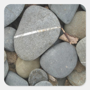 Pegatina de rocas y guijarros