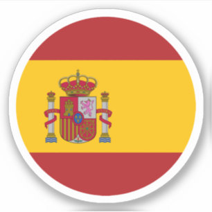 Pegatina de Ronda Bandera de España