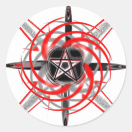 Pegatina de Ronda Blanca de FireStar