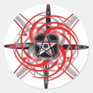 Pegatina de Ronda Blanca de FireStar