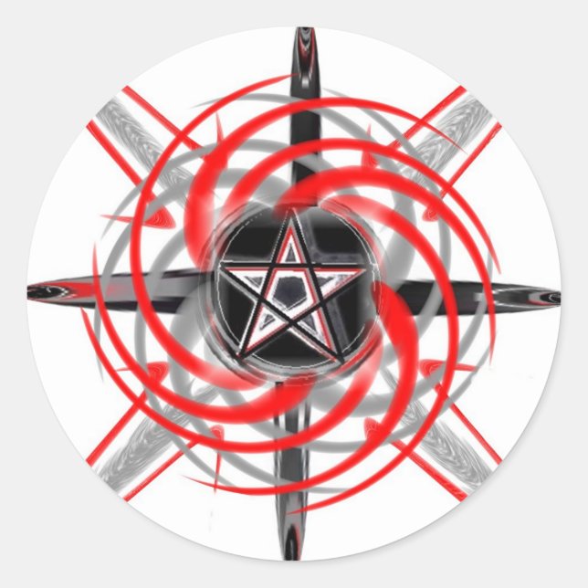 Pegatina de Ronda Blanca de FireStar (Anverso)