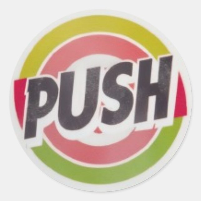 PEGATINA DE RONDA CLÁSICA (Anverso)