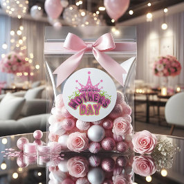 Pegatina DE RONDA CLÁSICA DE Día de la Madre de la