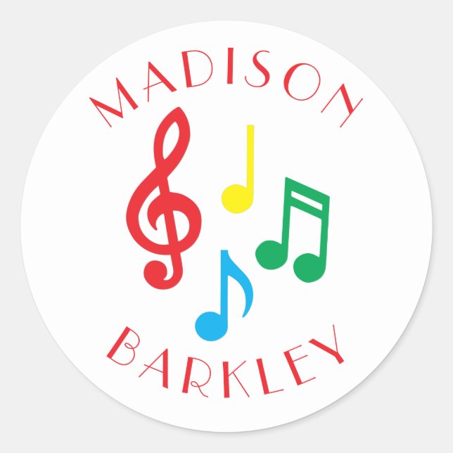 Pegatina de Ronda Clásica de Maestros de Música (Anverso)