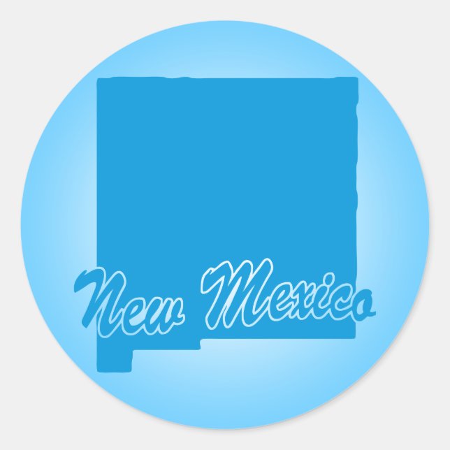 Pegatina de Ronda Clásica de Nuevo México (Anverso)