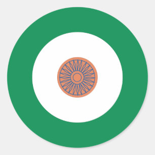 Pegatina de Ronda de Hod Indio