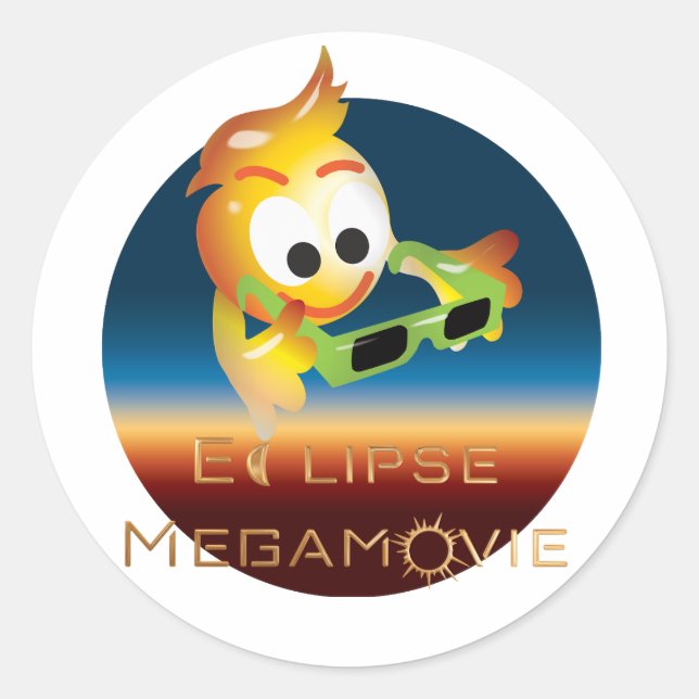 PEGATINA de Ronda divertida de EM (Anverso)