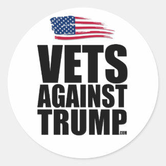 Pegatina de Ronda - Vets contra Trump