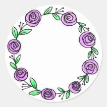 Pegatina de Rosa de Bullet Journal