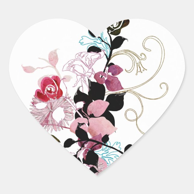 Pegatina de rosas (Anverso)