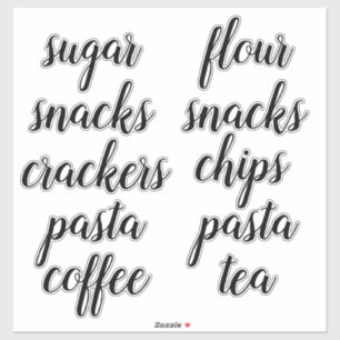 Pegatina de rótulo de organización del panel de 