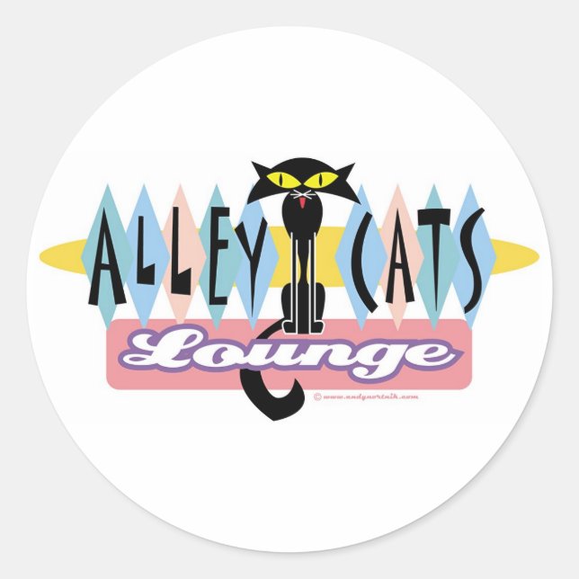 Pegatina de Rótulo Retro Bowling (Anverso)