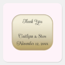 Pegatina de Rubor y Gold Gracias a Square