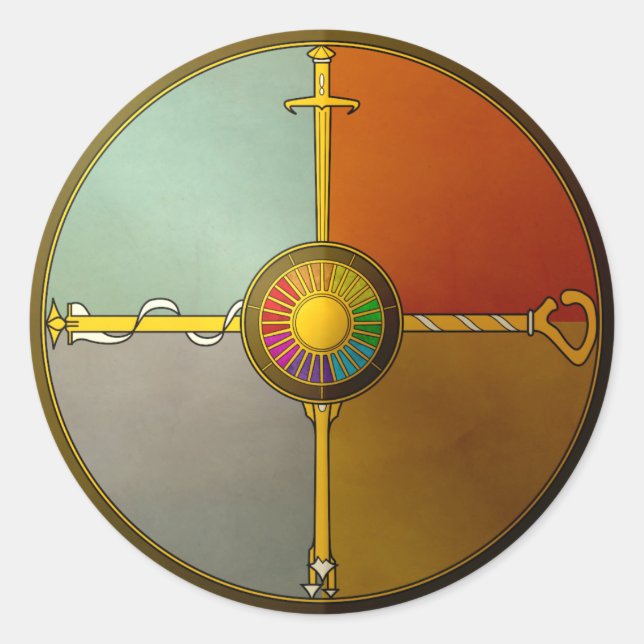 Pegatina de Ruedas de Ética (Anverso)