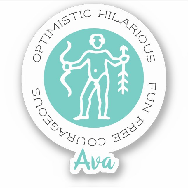 Pegatina de Sagittarius (Anverso)