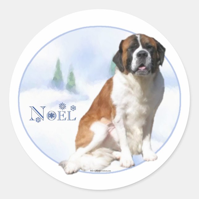 Pegatina de Saint Bernard Noel (Anverso)