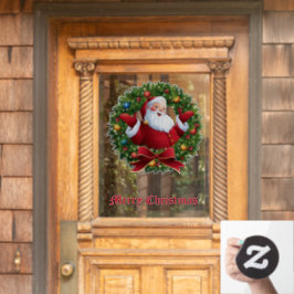 Pegatina de Santa Claus para ventana